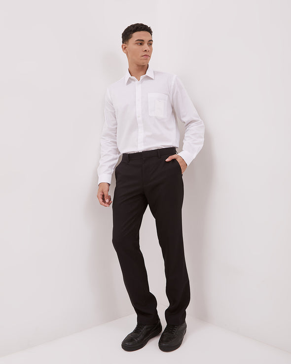 Men's Black Formal Trousers