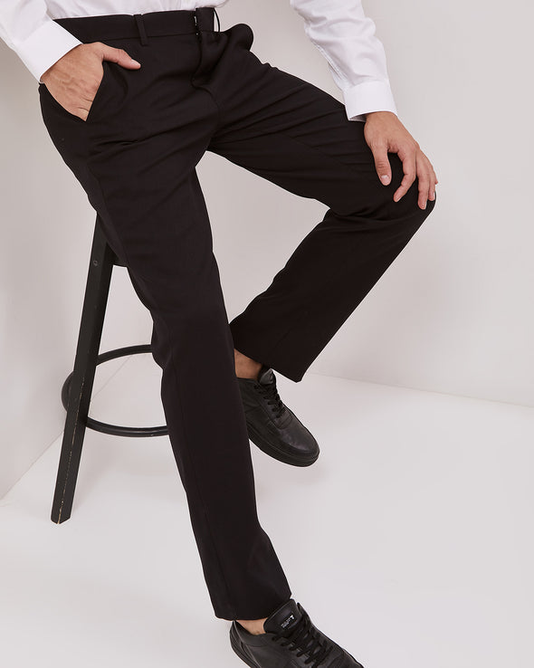 Men's Black Formal Trousers