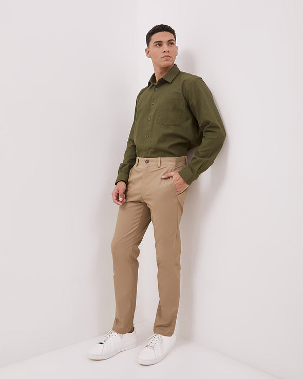 Chinos Cream Men's Long Pants