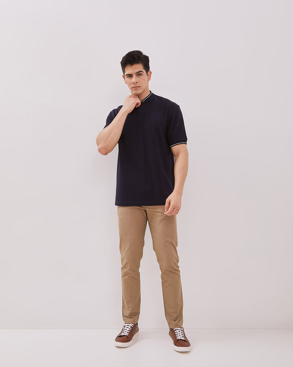 Men's Navy Short Sleeve Polo Shirt