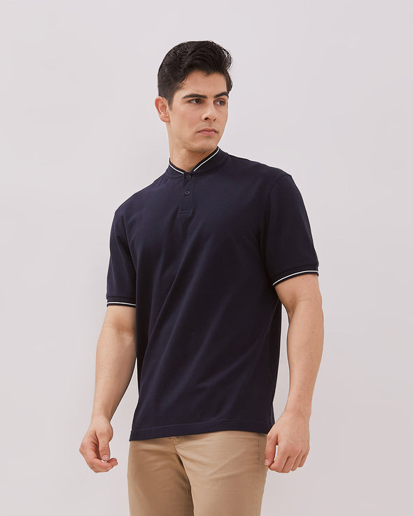 Men's Navy Short Sleeve Polo Shirt