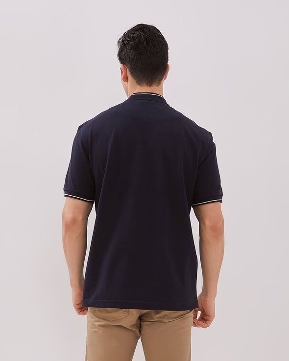 Men's Navy Short Sleeve Polo Shirt