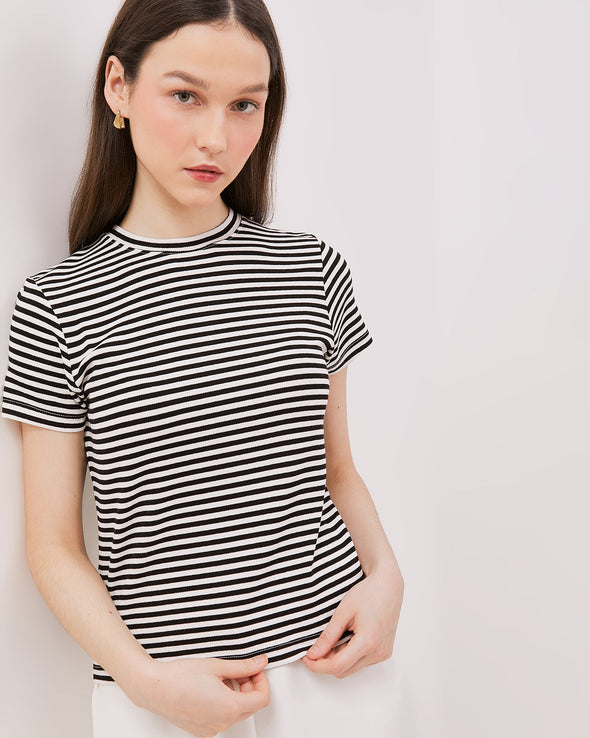 Women's Black Short Sleeve T-Shirt