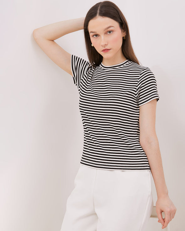Women's Black Short Sleeve T-Shirt