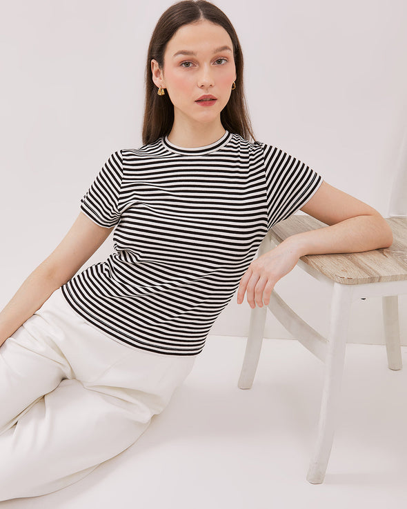 Women's Black Short Sleeve T-Shirt