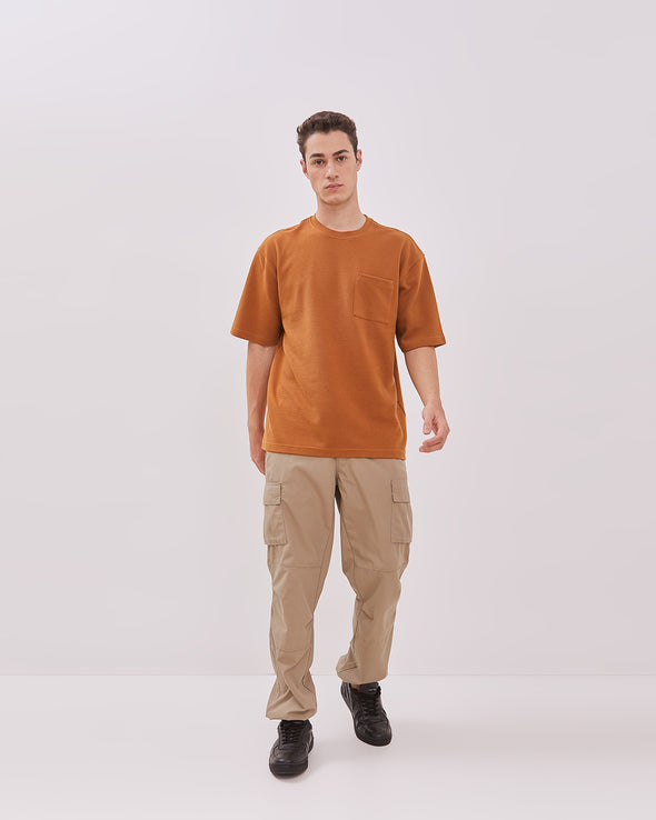 Terracotta Short Sleeve T-Shirt For Men