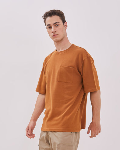 Terracotta Short Sleeve T-Shirt For Men