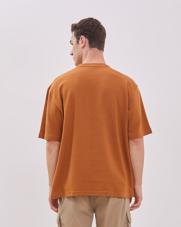 Terracotta Short Sleeve T-Shirt For Men