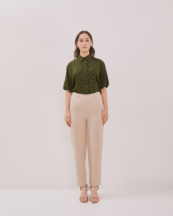 Women's Cream Long Pants