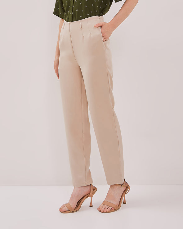 Women's Cream Long Pants