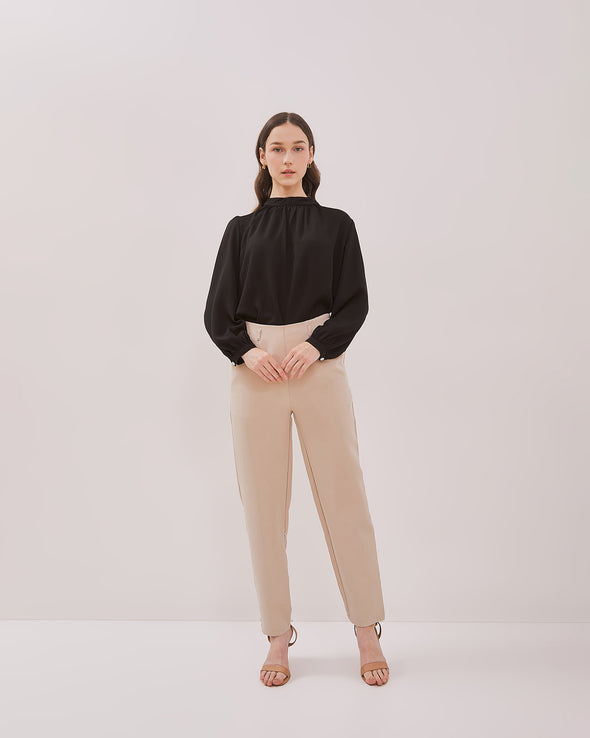 Women's Black Long Sleeve Blouse