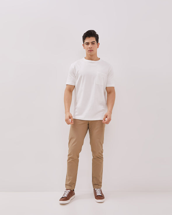 Men's White Short Sleeve T-Shirt