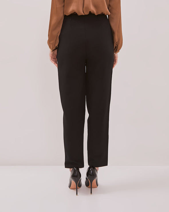 Women's Black Slim Fit Trousers