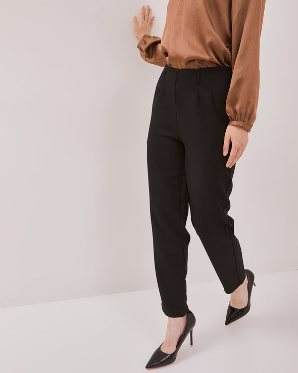 Women's Black Slim Fit Trousers