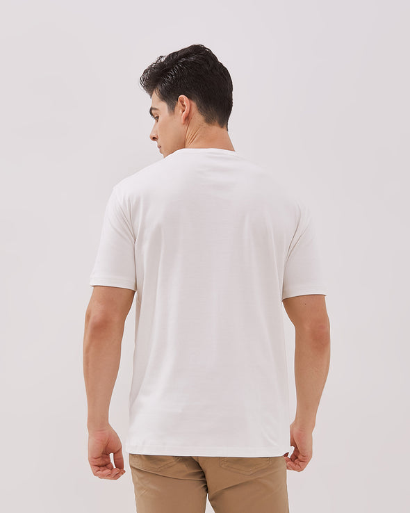 Men's White Short Sleeve T-Shirt