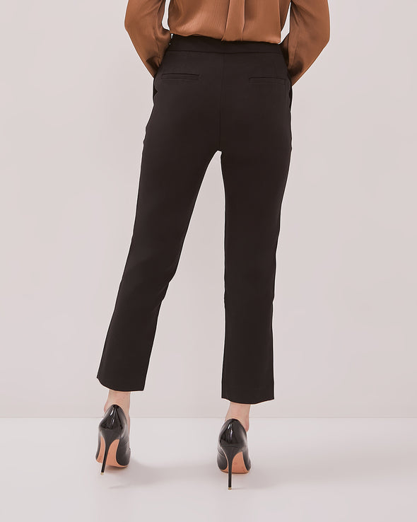 Women's Black Slim Fit Trousers