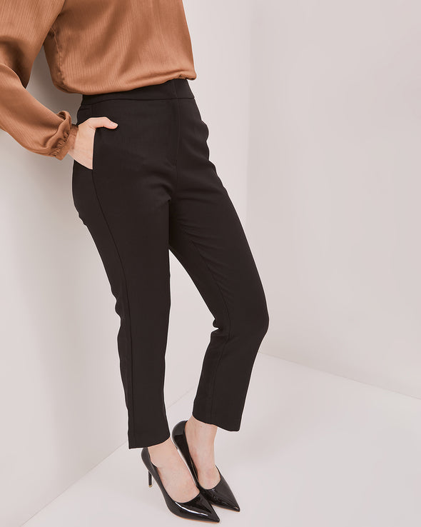 Women's Black Slim Fit Trousers