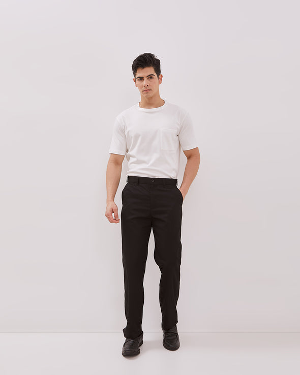 Men's Black Formal Trousers