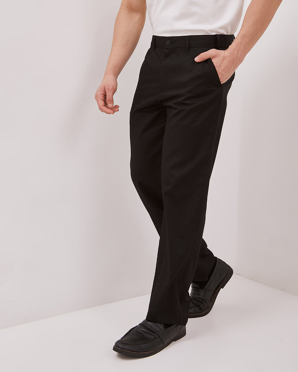 Men's Black Formal Trousers