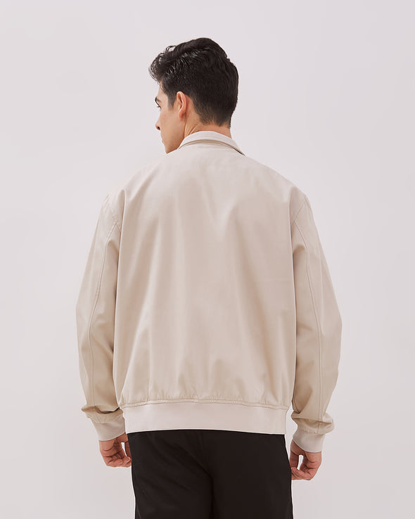 Men's Cream Harrington Jacket