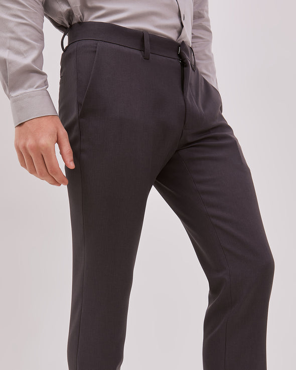 Slim Fit Dark Grey Men's Long Pants
