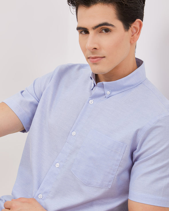 Blue Short Sleeved Shirt