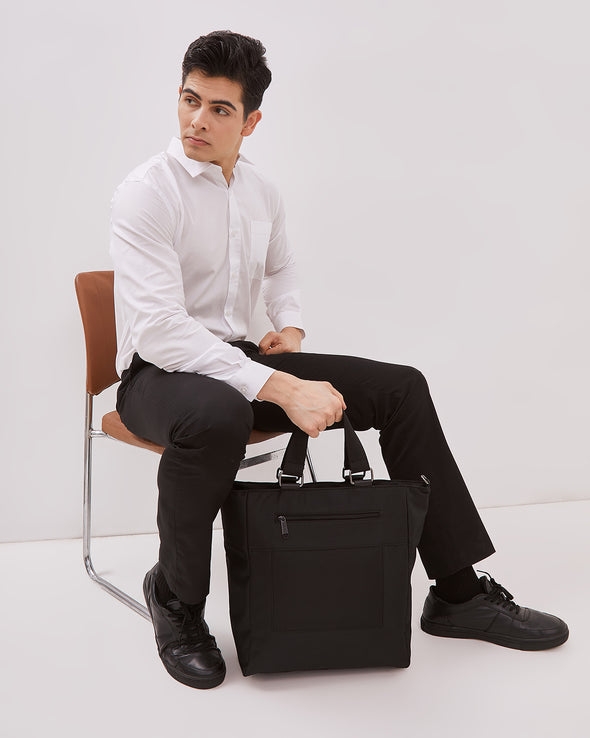 Men's Black Sling Bag