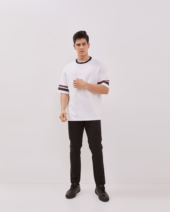 Men's White Oversized Short Sleeve T-Shirt