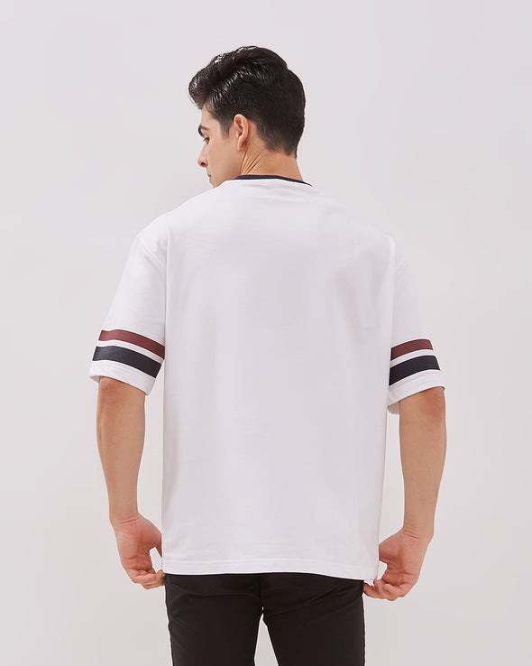 Men's White Oversized Short Sleeve T-Shirt