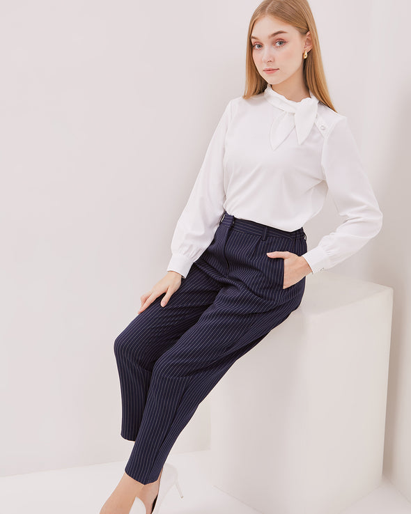 Women's Navy Blue Trousers