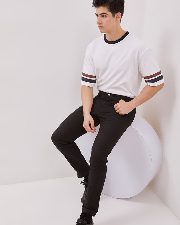 Men's White Oversized Short Sleeve T-Shirt