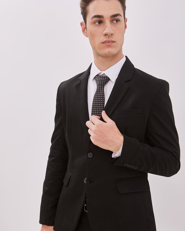 Black Formal Blazer For Men