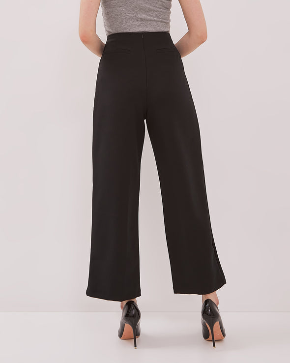 Women's Black Hightwaist Trousers