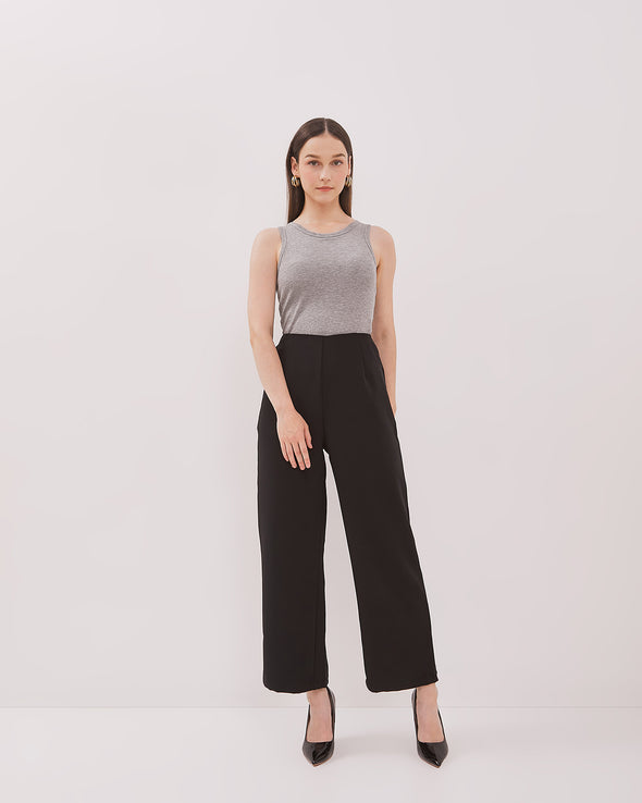 Women's Black Hightwaist Trousers