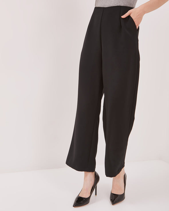 Women's Black Hightwaist Trousers
