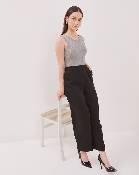 Women's Black Hightwaist Trousers