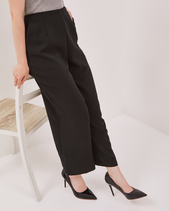 Women's Black Hightwaist Trousers
