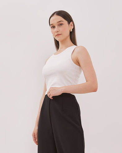 Women's White Tank Top