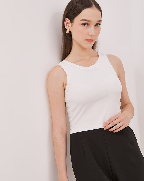 Women's White Tank Top