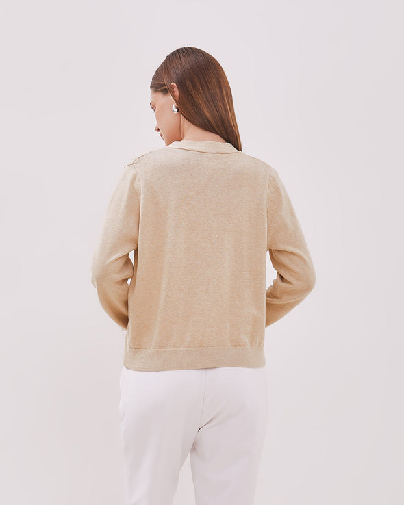 Women's Cream Cardigan
