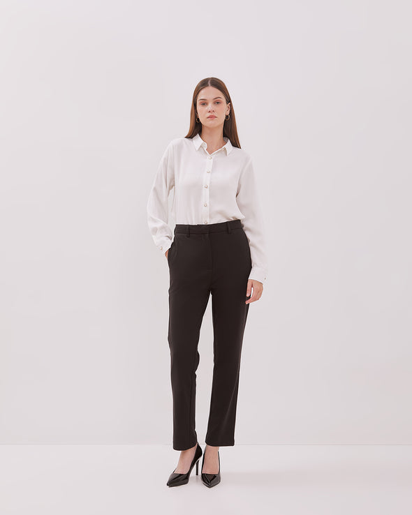 Women's Black Slim Trousers