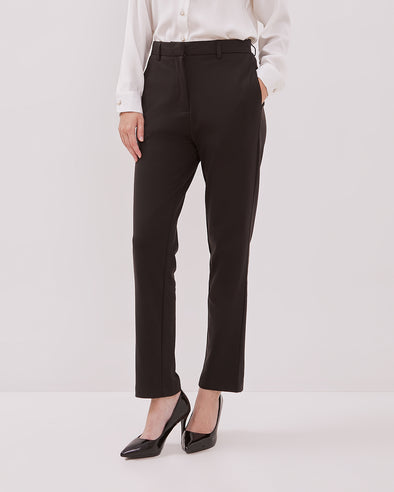 Women's Black Slim Trousers