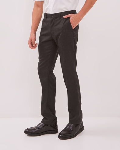 Men's Formal Slim Fit Gray Trousers
