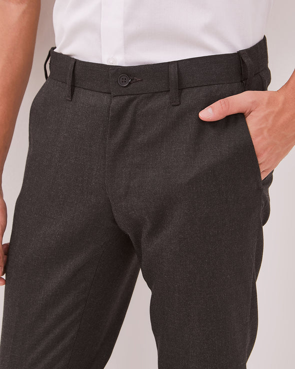 Men's Formal Slim Fit Gray Trousers
