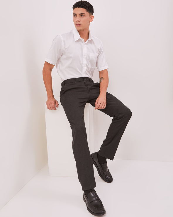 Men's Formal Slim Fit Gray Trousers