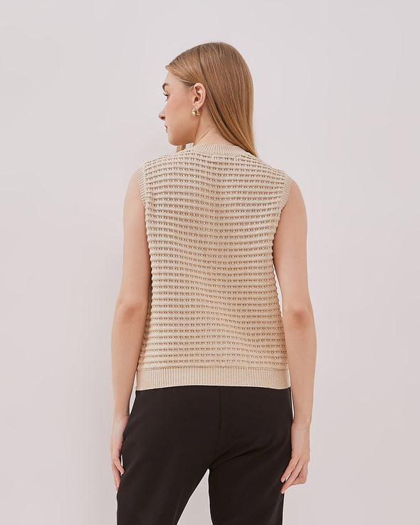 Women's Beige Vest