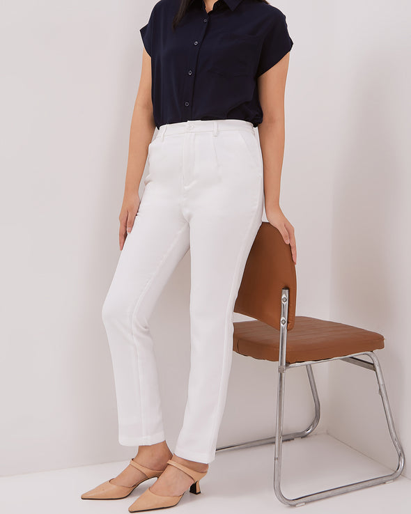 Women's White Trousers