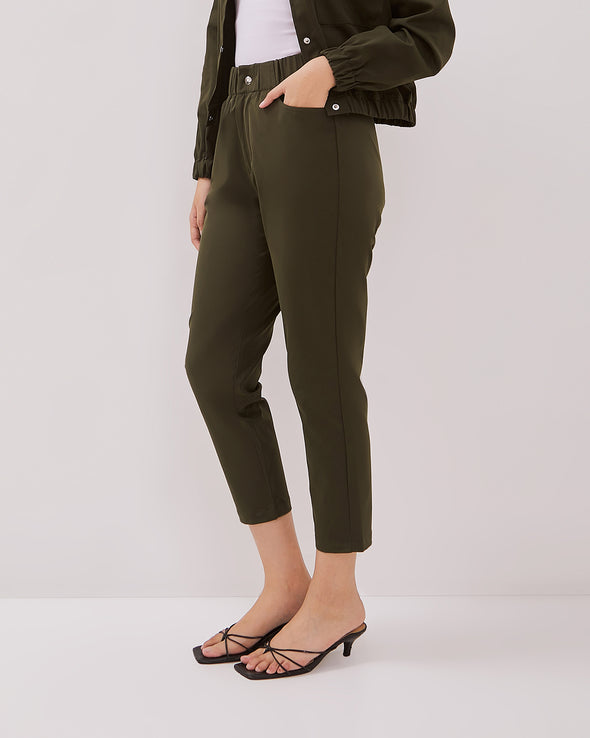 Women's Army Green Long Pants