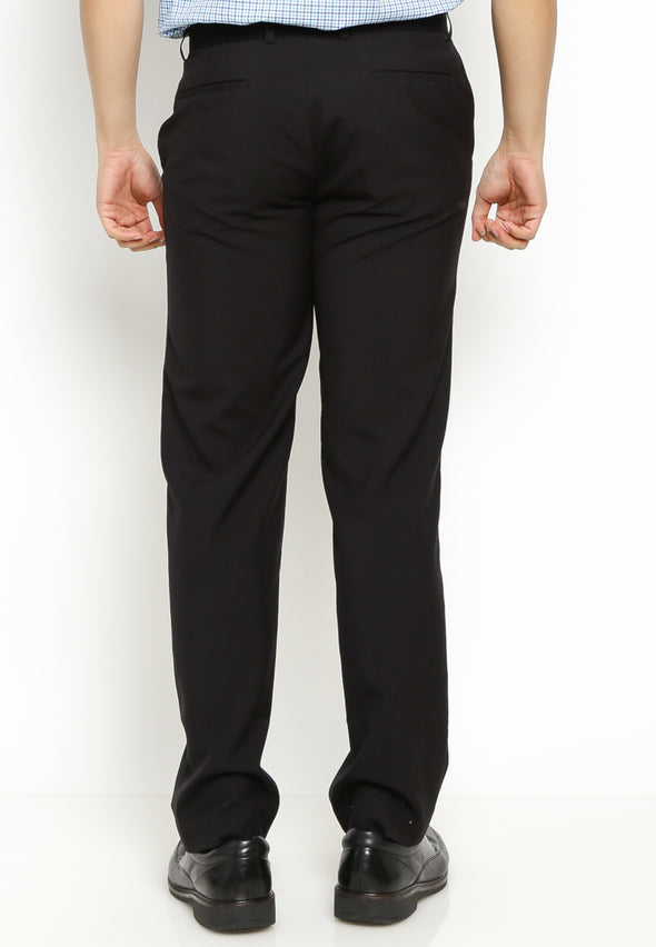 Men's Black Formal Trousers