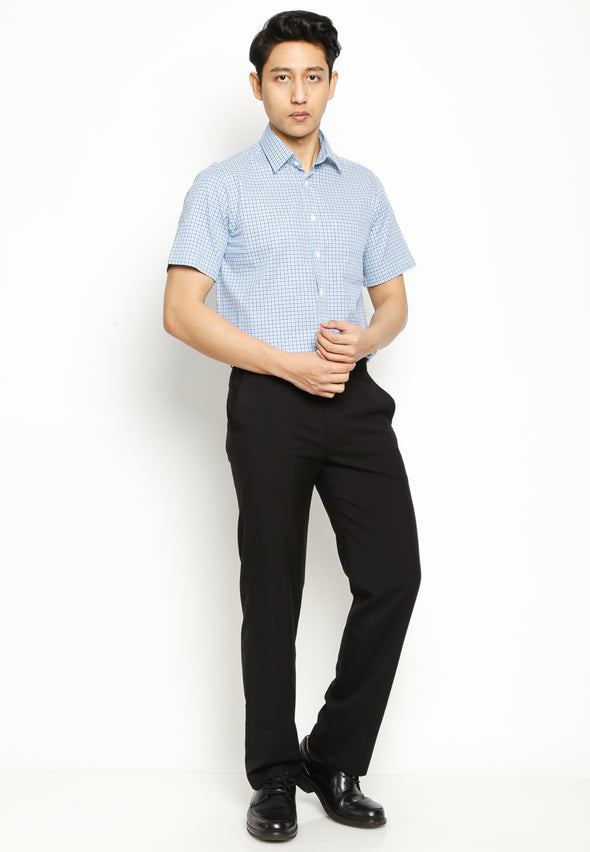 Men's Black Formal Trousers